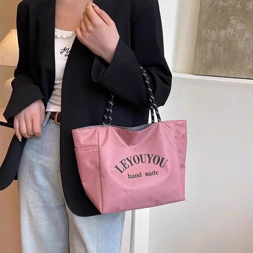 休闲通勤手提饭盒耐磨便当包袋