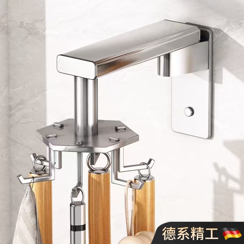 本王加厚旋转吸盘挂钩免打孔