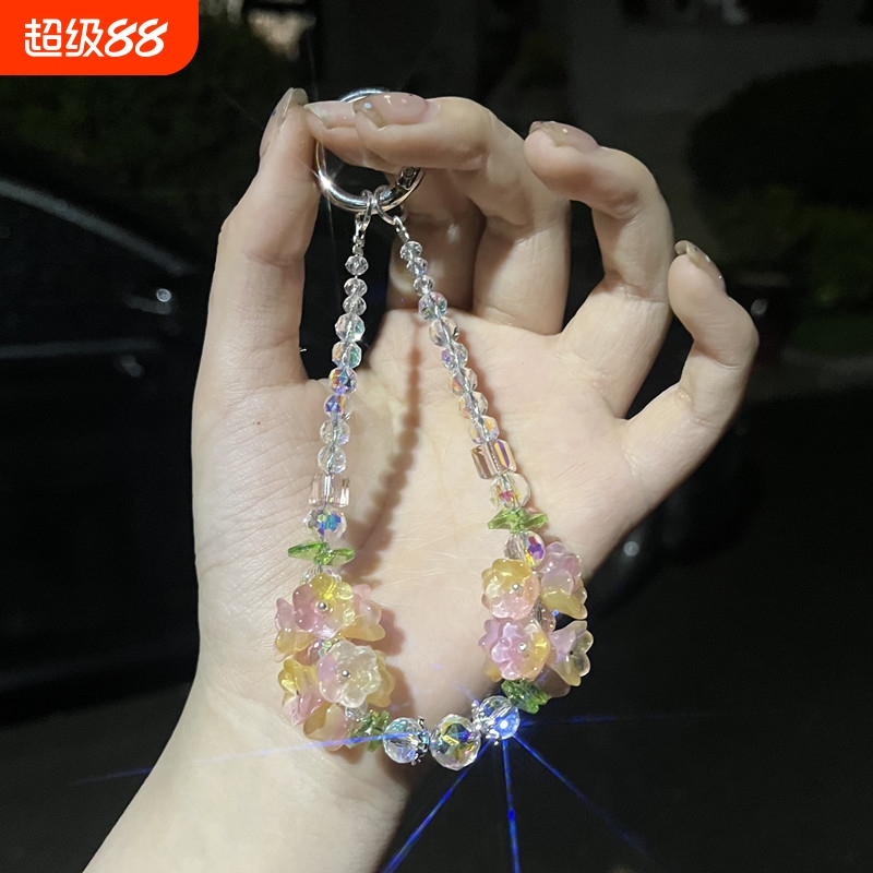 【设计师款】铃兰diy手机链包包挂件手机挂件抖音直播链工厂直销