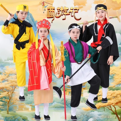 西游记唐僧四人演出服孙悟空八戒
