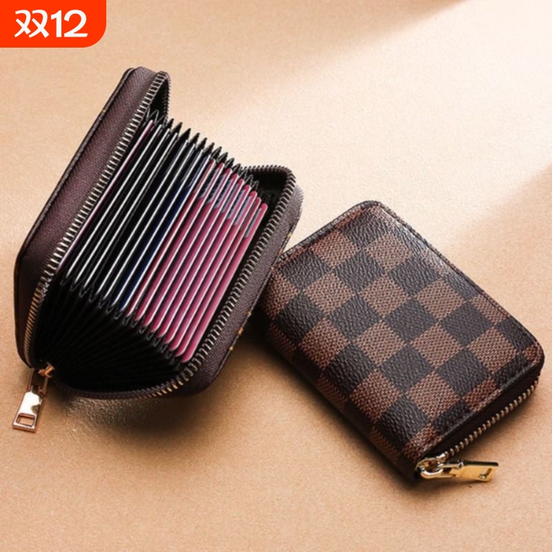 多卡位卡夹大容量风琴卡包证件驾照小巧卡套男女多功能休闲零钱包