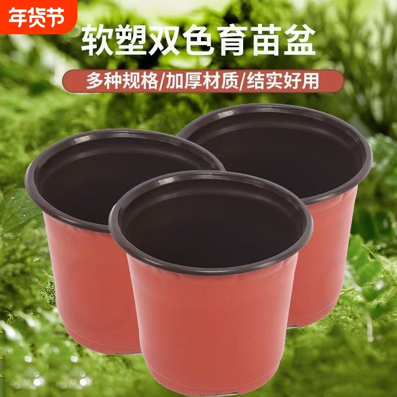加厚双色盆草莓多肉大号花盆营养钵扦插育苗花卉盆绿植盆塑料花盆,鲜花速递/花卉仿真/绿植园艺,育苗盘/营养钵,淘宝优惠券,粉丝福利购,淘宝优惠卷