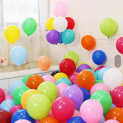 10寸哑光马卡龙气球加厚