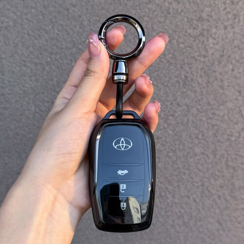丰田凯美瑞钥匙套卡罗拉透明保护壳亚洲龙包雷凌bZ5普拉多车扣新