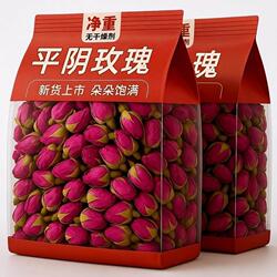 头茬精选平阴玫瑰花茶低温无硫平阴干玫瑰花蕾茶泡水喝的重瓣玫瑰