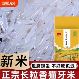 长粒猫牙大米江西香生态袋装一级井冈山帝壹号优质大米煮饭熬粥米