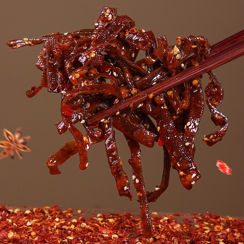 老长沙灯影豆腐丝麻辣爆辣千张豆干辣条香辣豆丝追剧解馋下酒零食