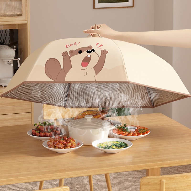 保温菜罩饭菜神器菜盖罩可折叠2025新款家用冬天餐桌剩菜罩子厨房