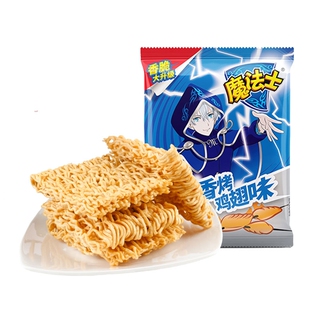 魔法士干脆面香烤鸡翅味35g零食大礼包干吃面食品
