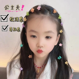 儿童迷你小抓夹宝宝漂亮小号侧边夹女童公主头编发小发卡夹子头饰