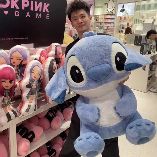 迪士尼史迪仔毛绒大号公仔玩偶女
