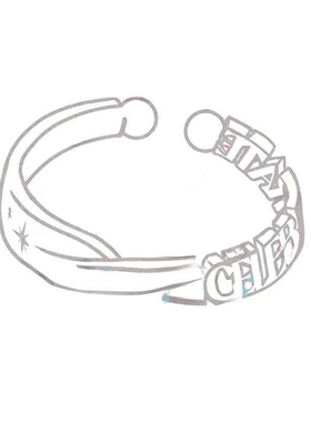 小众莎莫比乌斯莎头5114戒指未来可期运动风孙颖粉丝应援周边指环