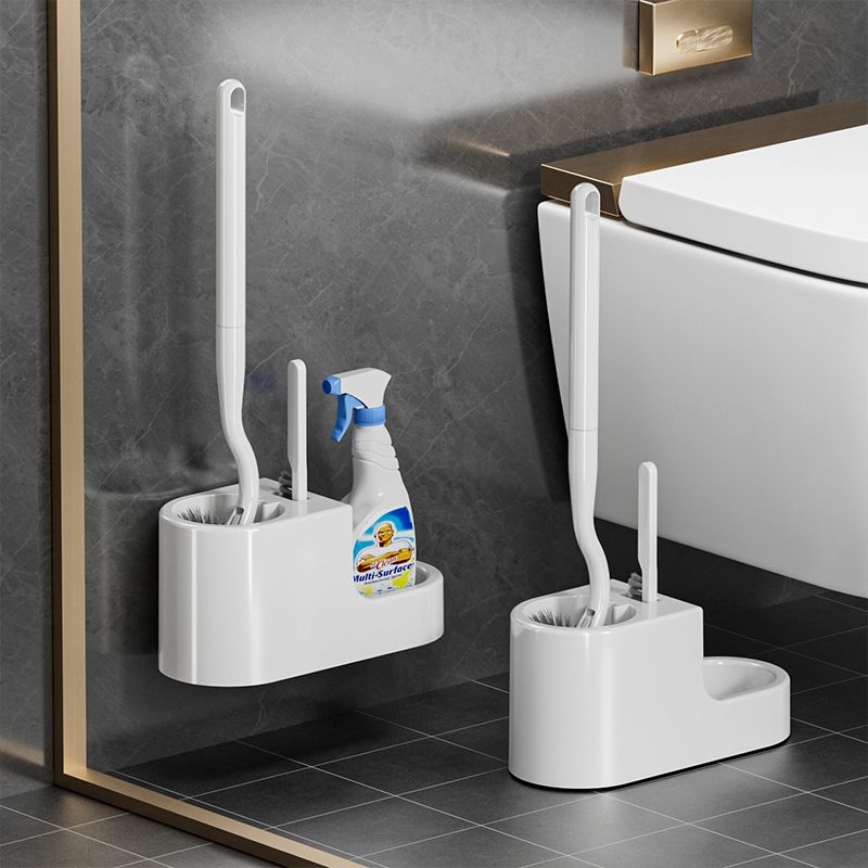 马桶刷无死角家用免打孔厕所刷子卫生间坐便器清洁套装洗马桶神器