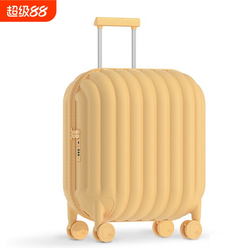 可登机行李箱20寸小型密码箱22男女拉杆箱结实耐用面包旅行箱静音