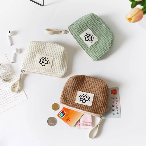 华夫格零钱包绿色|超6000次加购