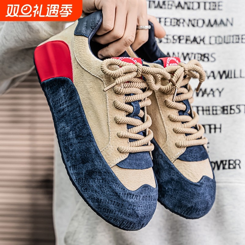 秋冬新款时尚百搭男鞋欧洲站爆款热门低帮休闲鞋减震高级感潮男鞋