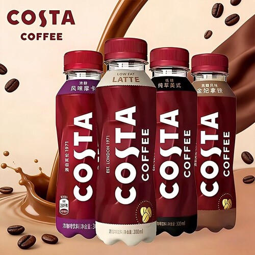 COSTACOFFEE咖世家醇正拿铁即饮咖啡饮料300毫升*15瓶整箱