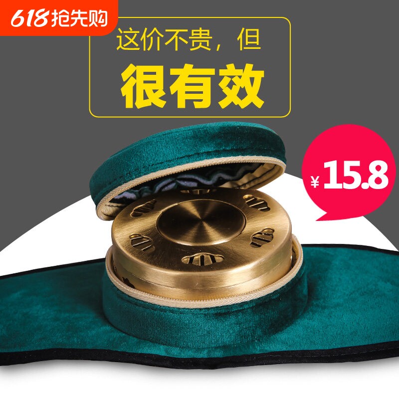 便携式艾灸熏蒸盒家用 铜制多联艾灸器具艾条薰灸工具