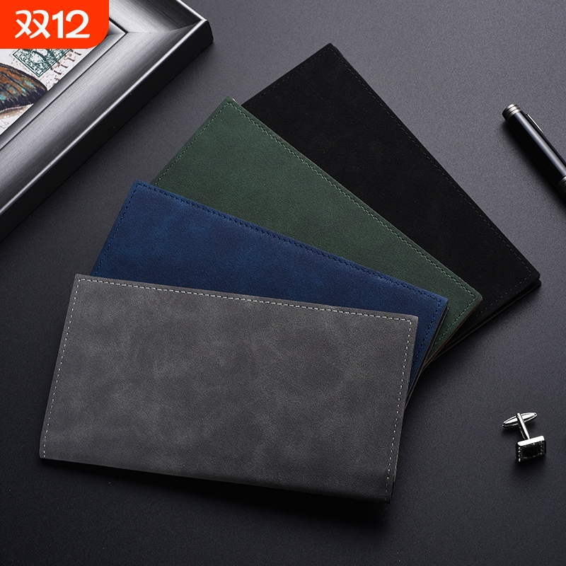 男士钱包长款超薄皮夹卡包新款潮学生一体复古钱夹证件轻薄小巧