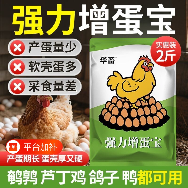 强力增蛋宝鸡鸭鹅鸽子禽类鸡下蛋专用蛋多多产蛋增蛋宝饲料添加剂