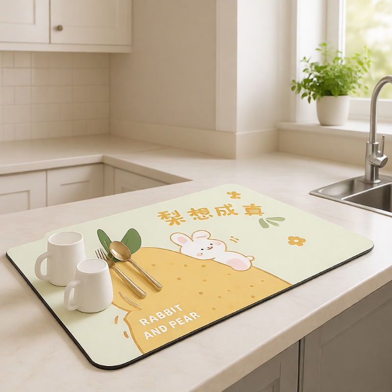 嘉尔诺厨房沥水垫速干吸水防滑