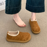 全包小土豆勃肯鞋女2025冬季新款爆款一脚蹬雪地靴豆豆鞋加绒棉鞋