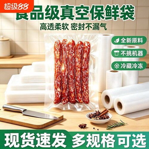 食品专用真空袋网纹路真空袋家用