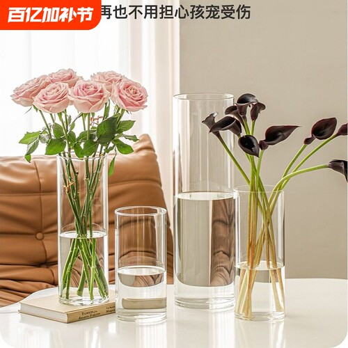 透明塑料简约花瓶|超4000次加购