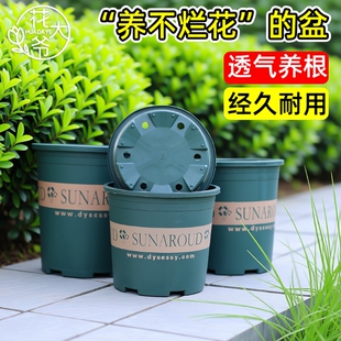 加仑盆大口径花盆塑料种植盆阳台多肉植物带托盘种菜控根月季种花