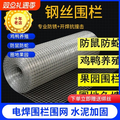 拦鸡网养鸡网钢丝网养殖网