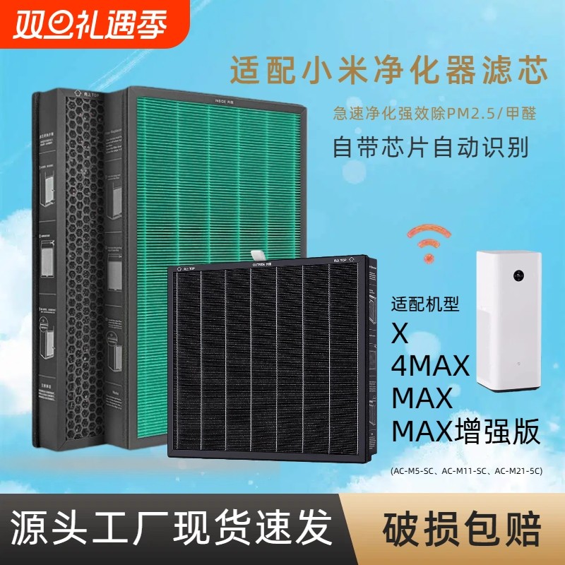 适配小米米家空气净化器4MAX滤芯