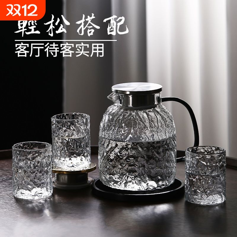 耐热玻璃轻奢大容量冷水壶高颜值