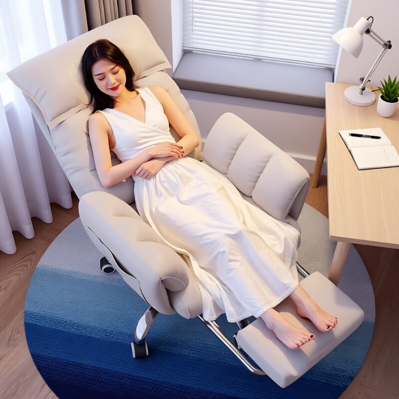 电脑椅子懒人可躺家用办公体靠背座椅沙发椅卧室舒适电竞椅久坐