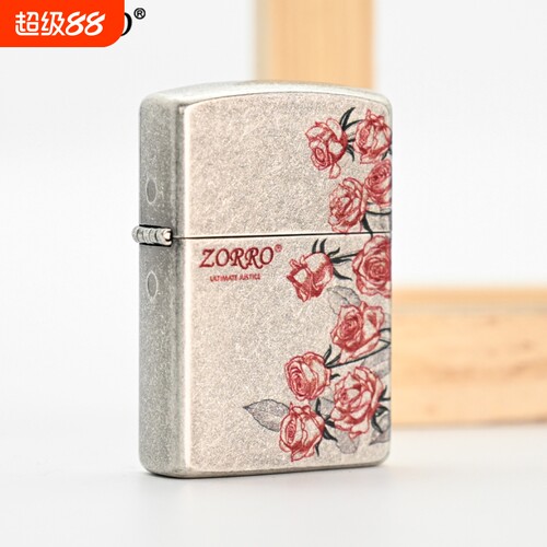 佐罗煤油打火机热恋玫瑰