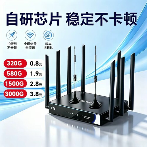 2026新款无线路由器无线网家用wifl6宽带全屋覆盖高速千兆插电cpe网卡网线信号双频网络流量上网有线电竞