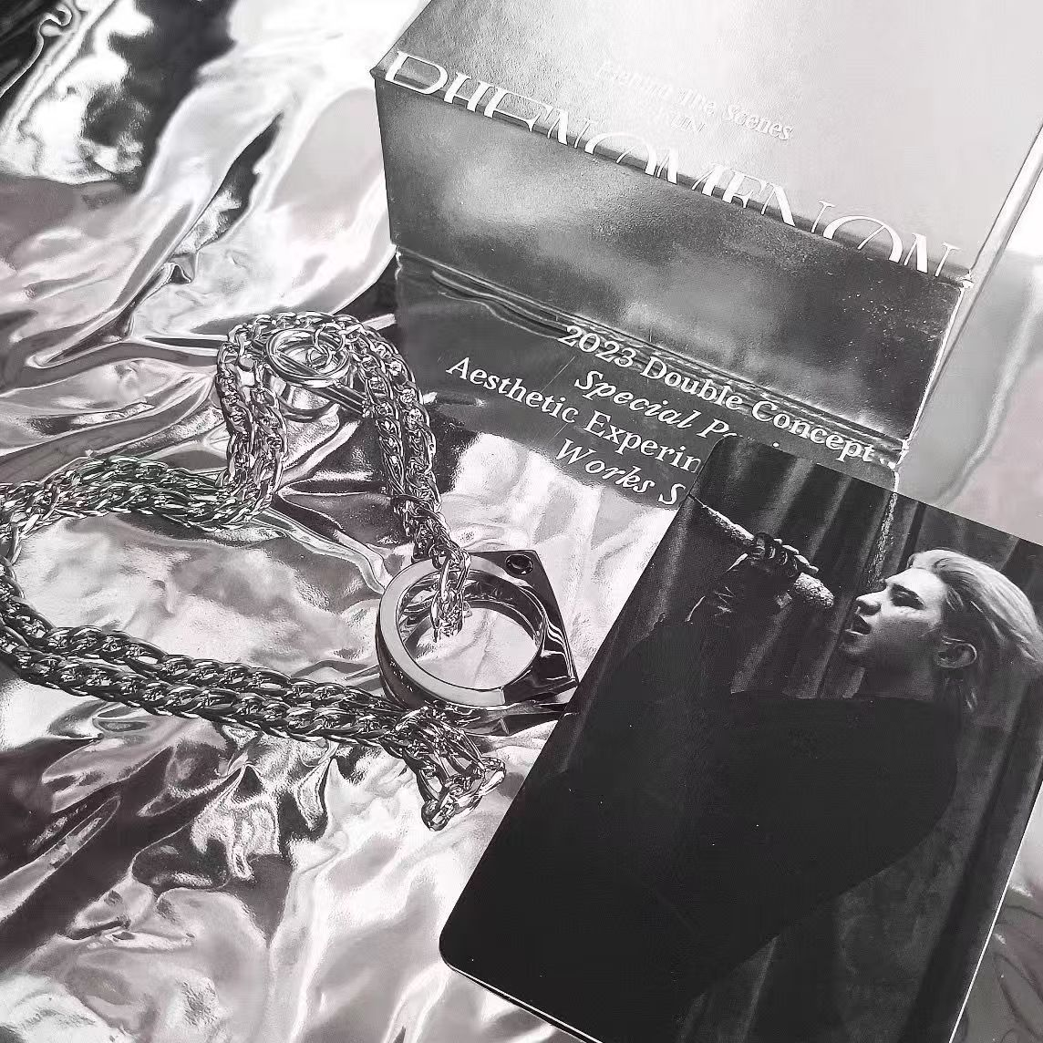 蔡徐坤专辑主题印象项链周边潮流小众时尚简约送闺蜜女友生日礼物