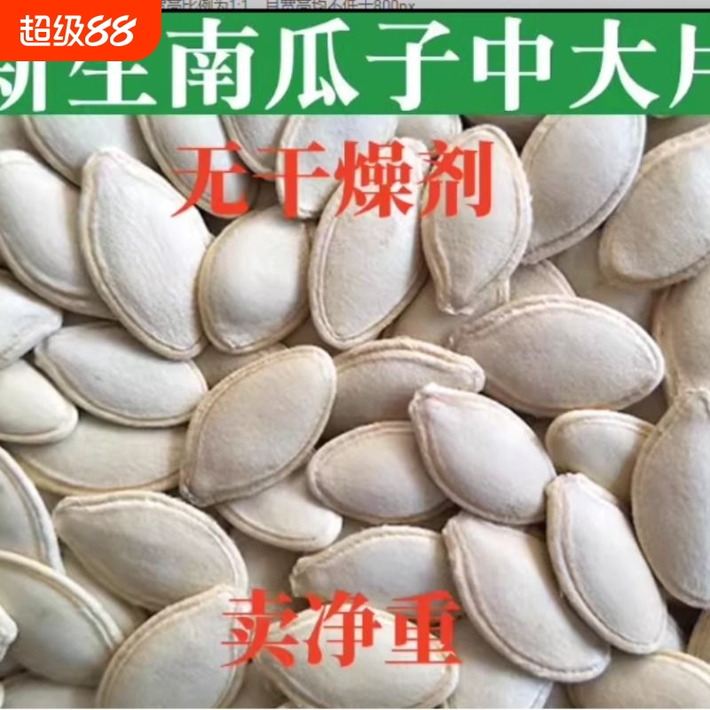 1-5斤新货生熟南瓜子中大片带壳南瓜籽仁内蒙古无添加炒货散装
