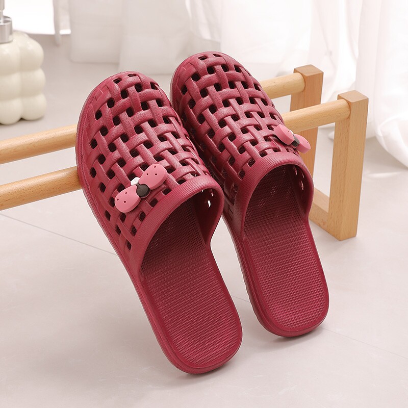 拖鞋女夏室内包头凉拖鞋家居家用洞洞女防滑透气软底舒适耐磨支撑