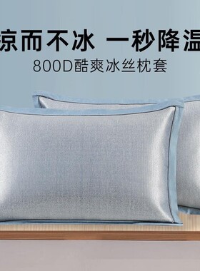 【工厂直销】冰丝凉感枕套透气