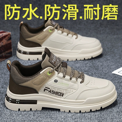 厚底工作男鞋夏季耐磨耐穿低帮
