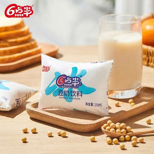 6点半经典袋装豆奶150ml