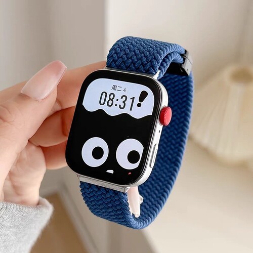 适用华为watch fit3/4表带fit4pro新款磁吸弹力尼龙编织磁吸扣替换带智能运动回环腕带活力/雅致时尚款
