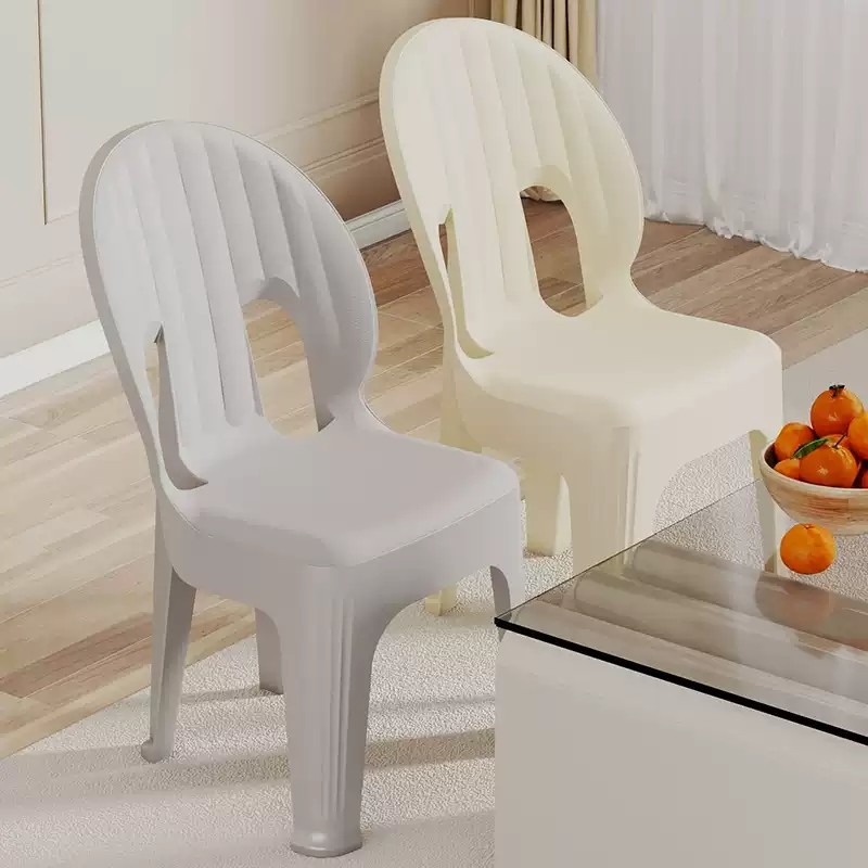 加厚成人塑料小椅子家用靠背椅现代简约茶几沙发矮凳子防滑客厅凳