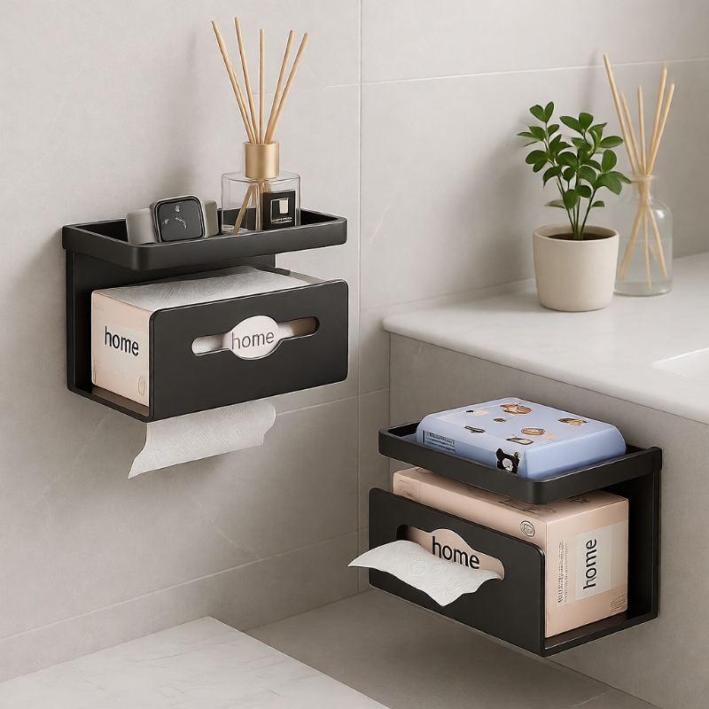 免安装卫生间纸巾盒卷纸架