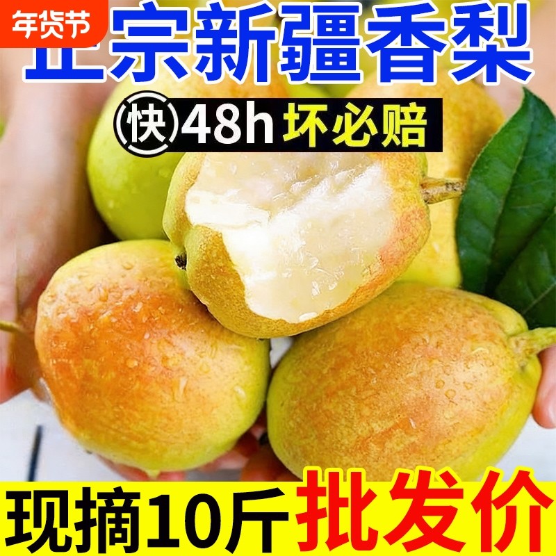 【爆甜多汁】新疆香梨新鲜水果梨子红香酥梨源自库尔勒杂交品种,水产肉类/新鲜蔬果/熟食,梨,淘宝优惠券,粉丝福利购,淘宝优惠卷