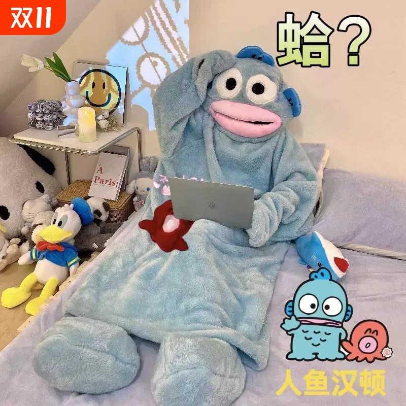 小丑鱼睡衣连体儿童秋冬季