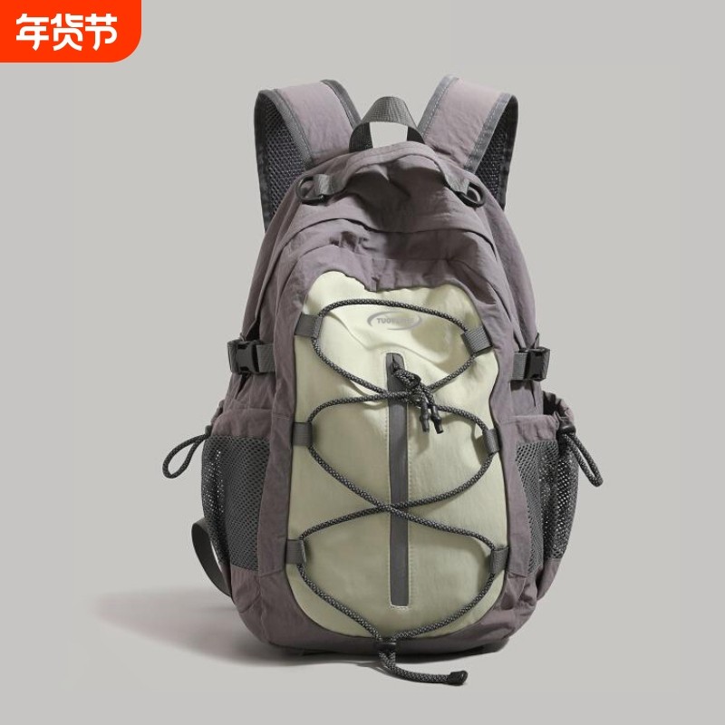 金玉鸟双肩包旅行大容量背包2025新款徒步登山包女生电脑包防水,箱包皮具/热销女包/男包,双肩背包,淘宝优惠券,粉丝福利购,淘宝优惠卷