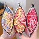 儿童发圈皮筋头绳扎头发不伤发毛巾圈头饰女童高弹力橡皮筋小童