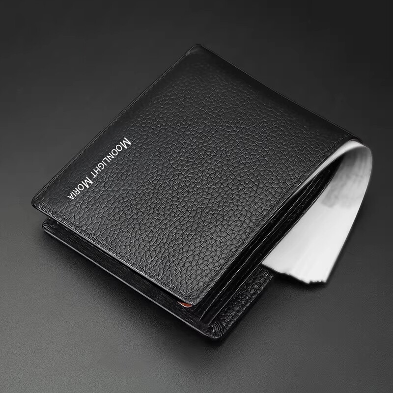 MOONLIGHTMORIA钱包男短款钱夹学生软皮零钱包驾驶证证件实用可放
