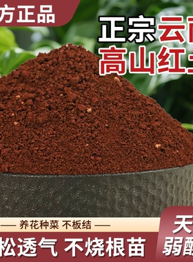 红土微酸弱酸性土壤铁元素丰富红泥土蓝莓盆栽盆景茉莉花土专用土